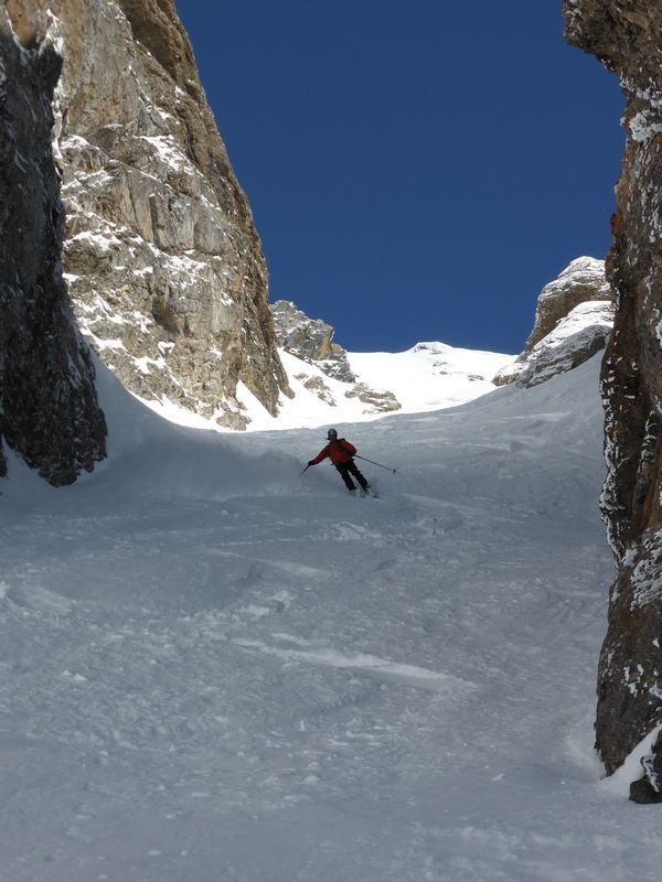 Passage dans l'entaille