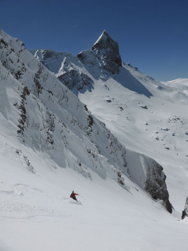 Toz devant l'Aiguille Septentrionale