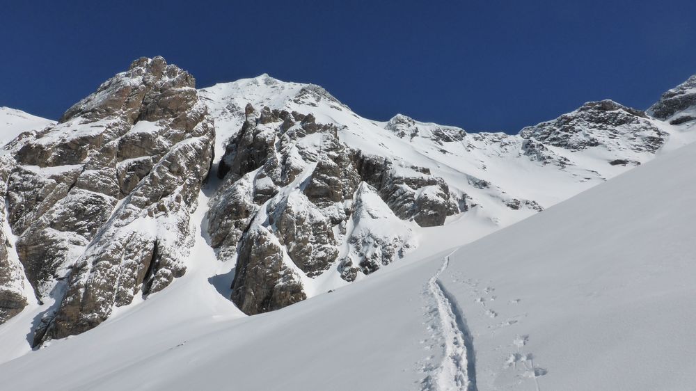 #25 Couloir W de Pierre Fendue, faudra revenir... Couloir W de Pierre Fendue, faudra revenir...