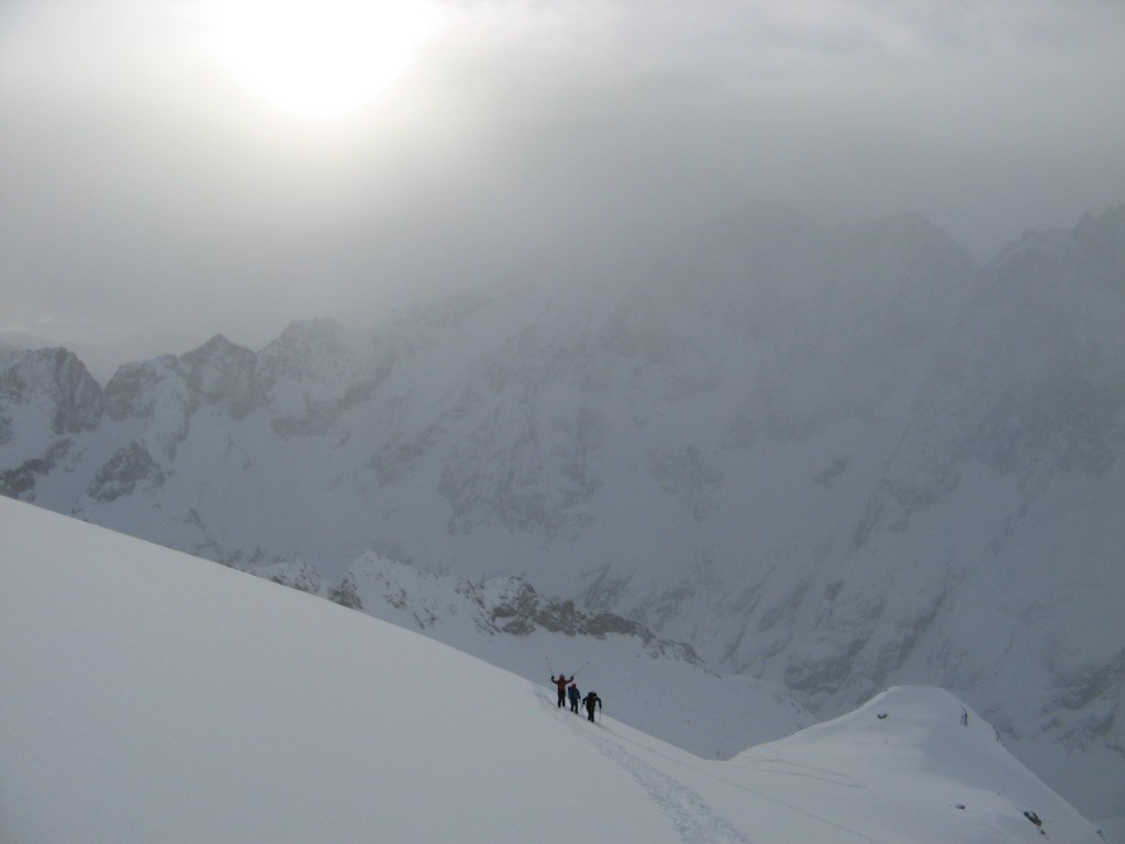 avant le col des neiges : lumière diaphane