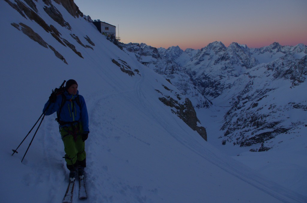 Toujours aussi beaux les matins en montagne.