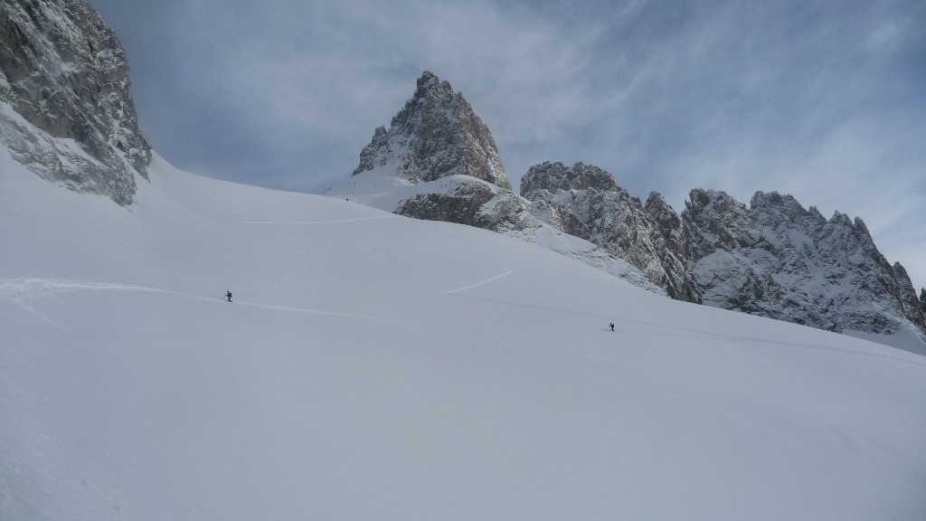 Glacier supérieur des Agneaux en bonnes conditions