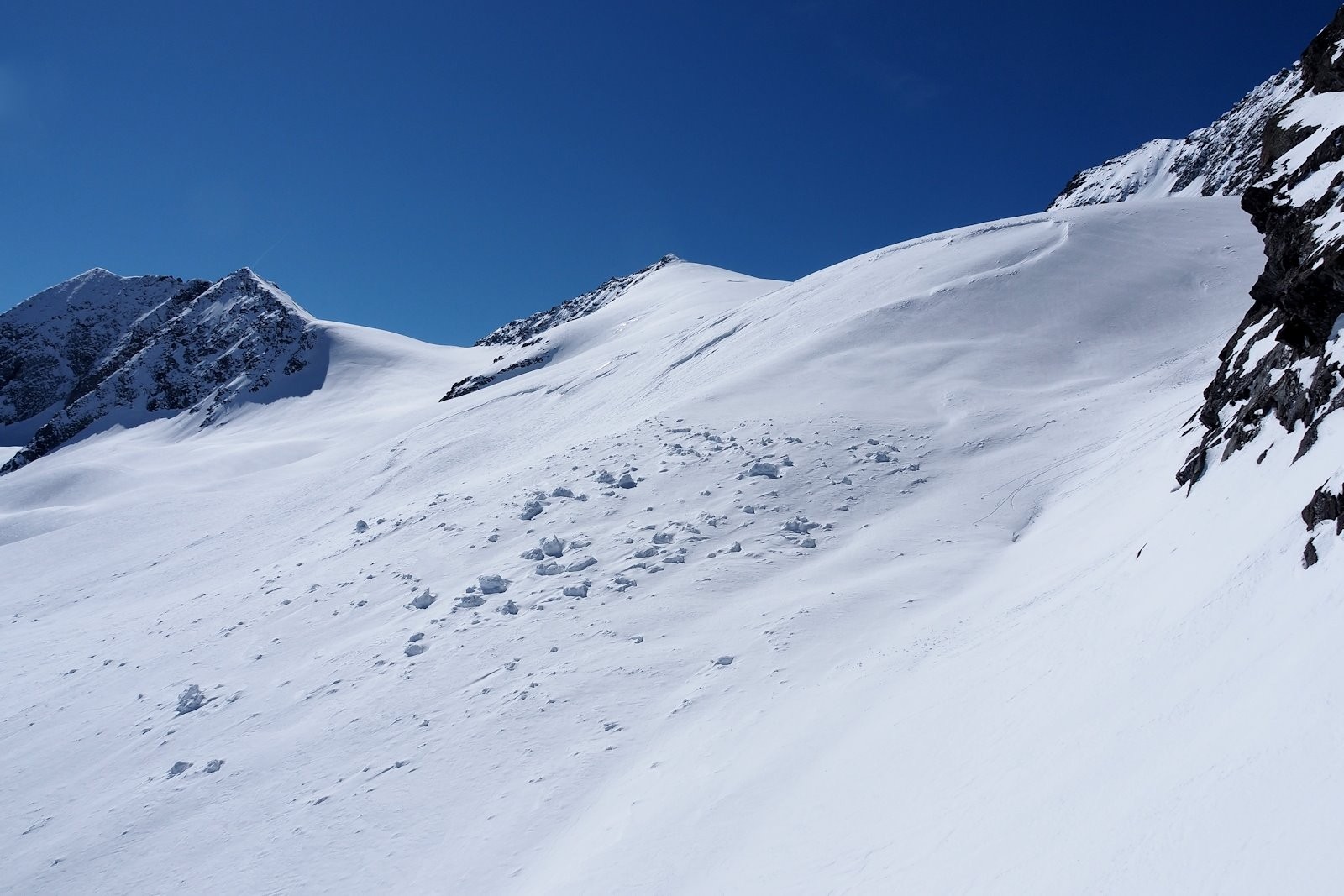 Glacier des Volnets, d'anciennes plaques.