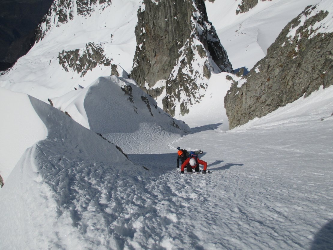 #15 un peu de poudreuse épargnée, mais pas large et potentiellement instable...bof.. un peu de poudreuse épargnée, mais pas large et potentiellement instable...bof..