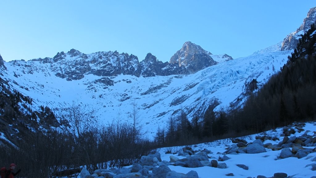 Glacier du Trient au petit matin 