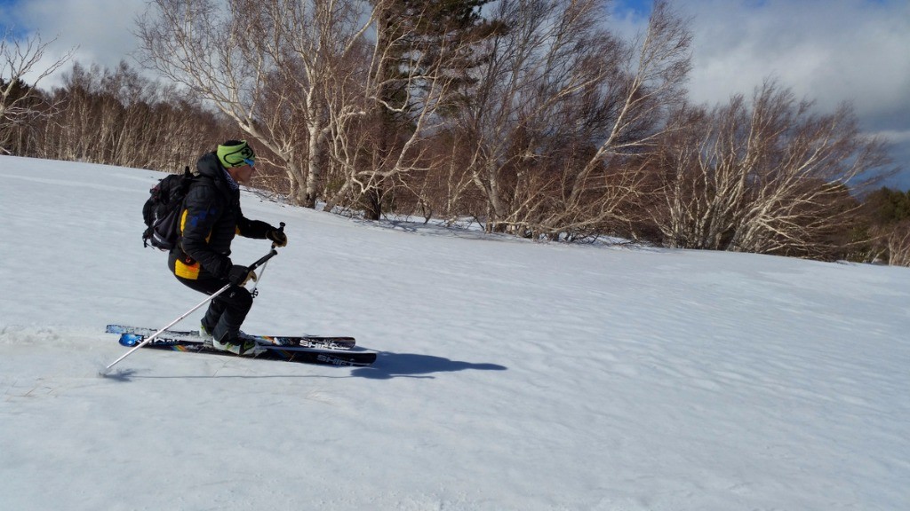 Ski de printemps très agréable au dessus de Citelli