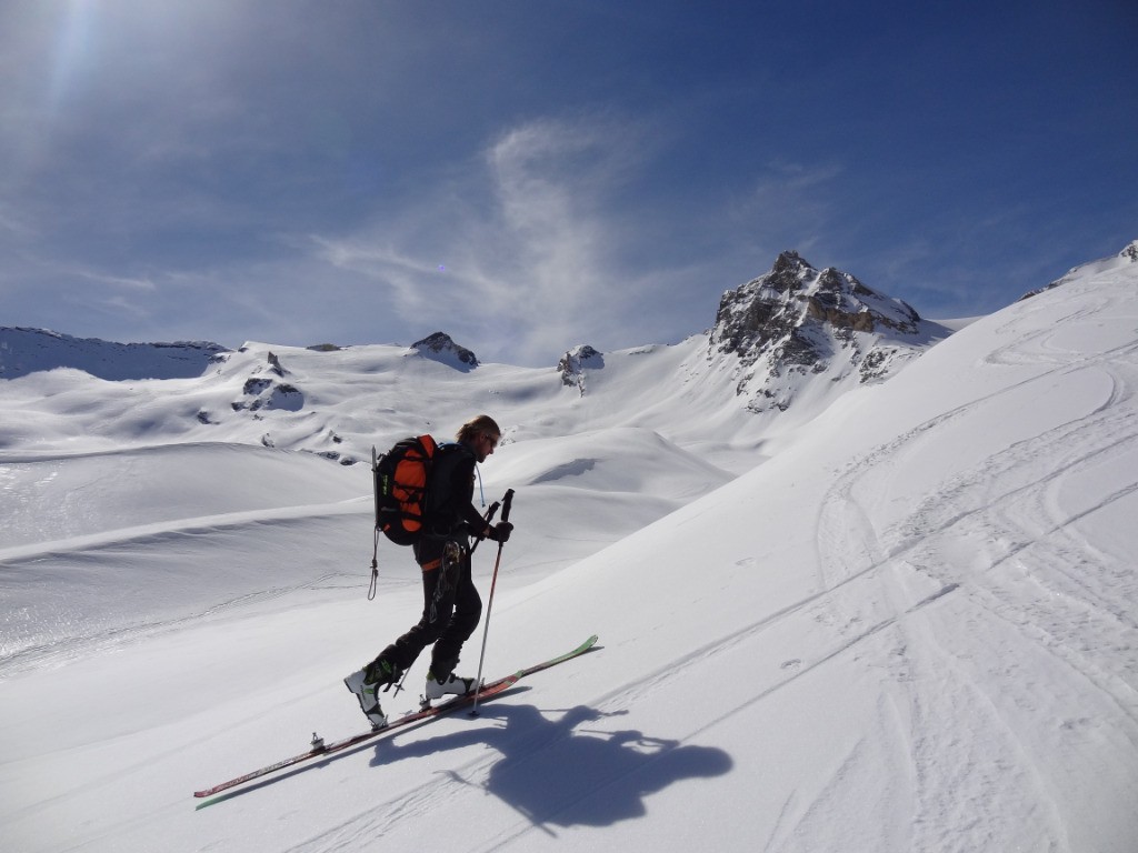 Remontée au col du Fons