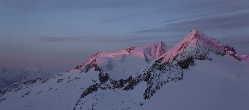 Lever de soleil depuis l'Oberaarjoch