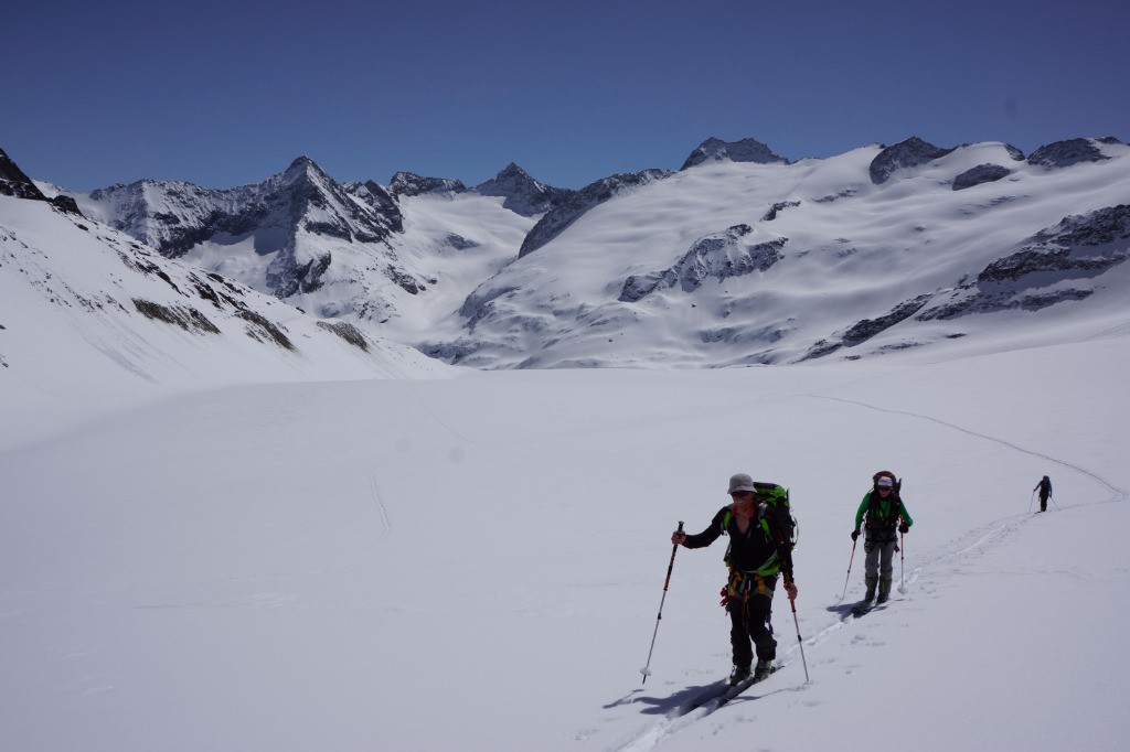 longue remontée du Gauligletscher