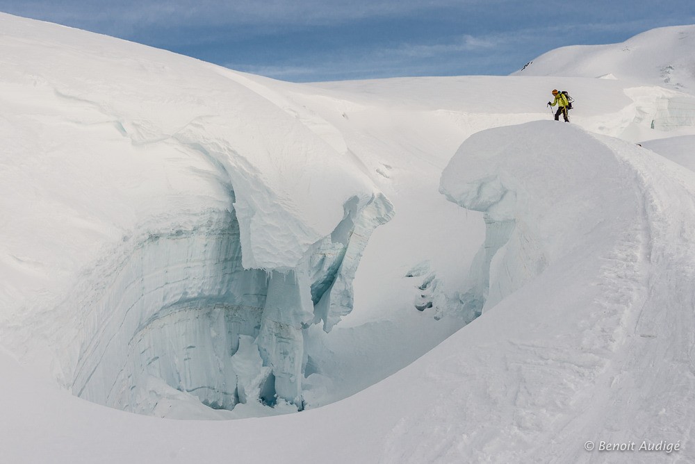 Au dessus de Hollandia Hutte

