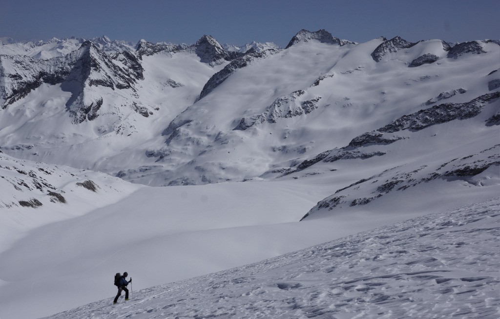 Sur fond d(Obribachilicken et de Gauligletscher