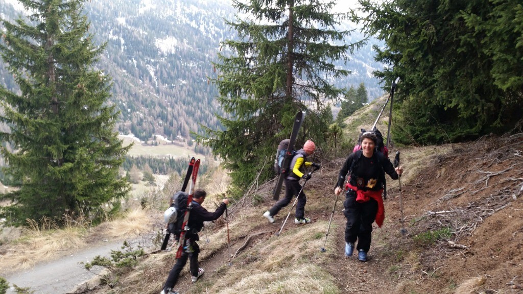 Montée au refuge de Vallonbrun