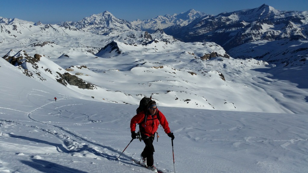 Dans la face N de Méan Martin