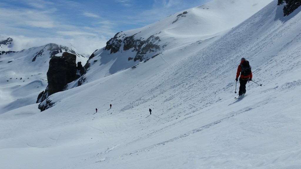 Très belle descente en moquette