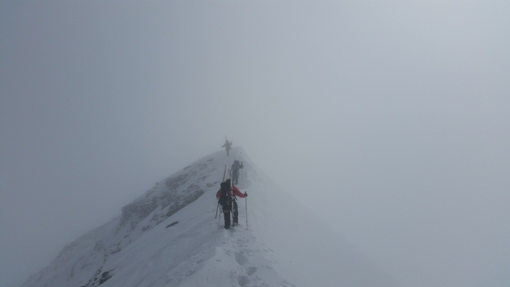 Traversée des arêtes de Châtelard