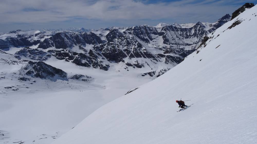 Grandes courbes dans la face S de la Croix Rousse