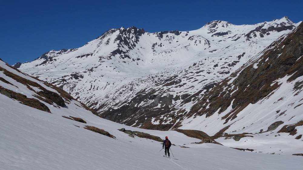 combe de la Lombarde : final un peu mou sous le regard de l'Albaron