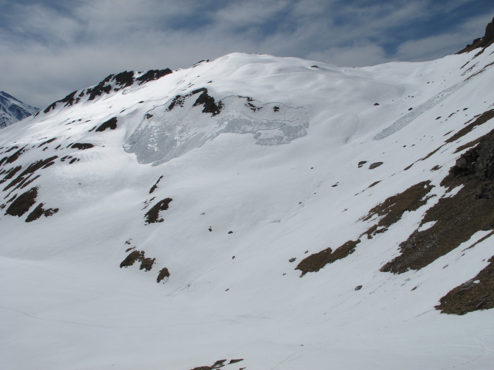 Mont Pourri - Petites purges dans le vallon vers le Lac des Moutons