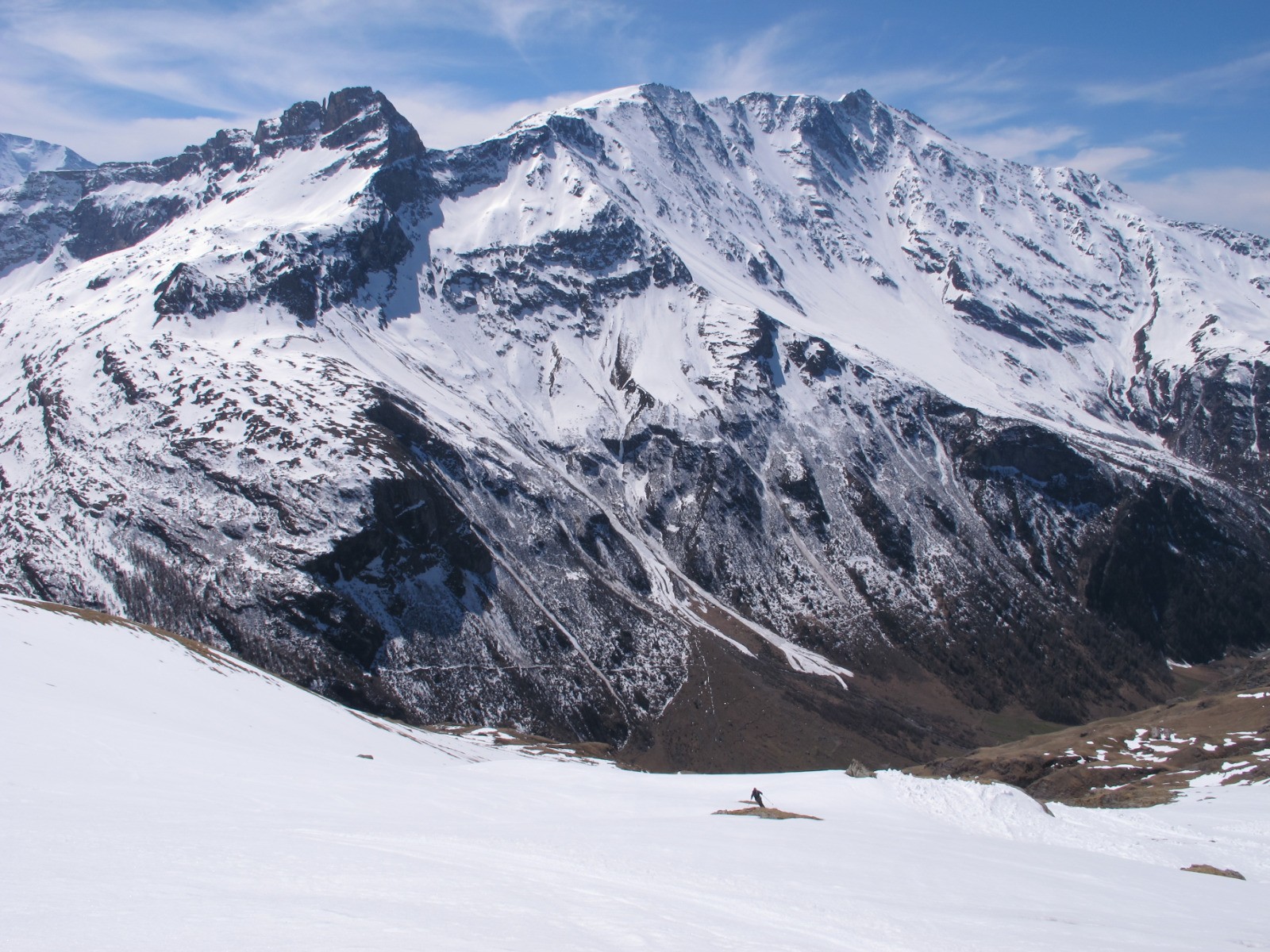 Mont Pourri - C'est excellent sur la pente de la moraine !