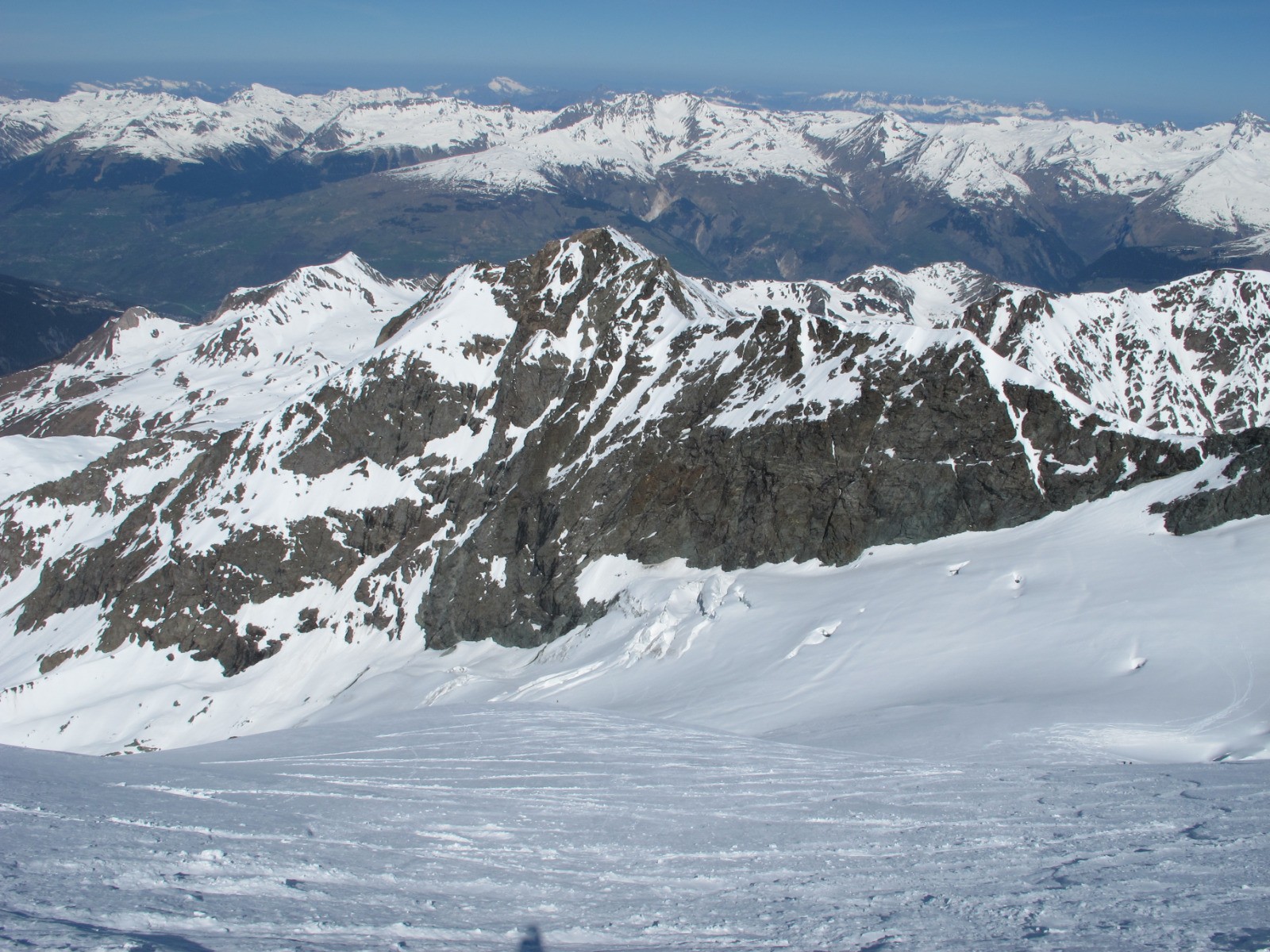 Mont Pourri - Vers le bas