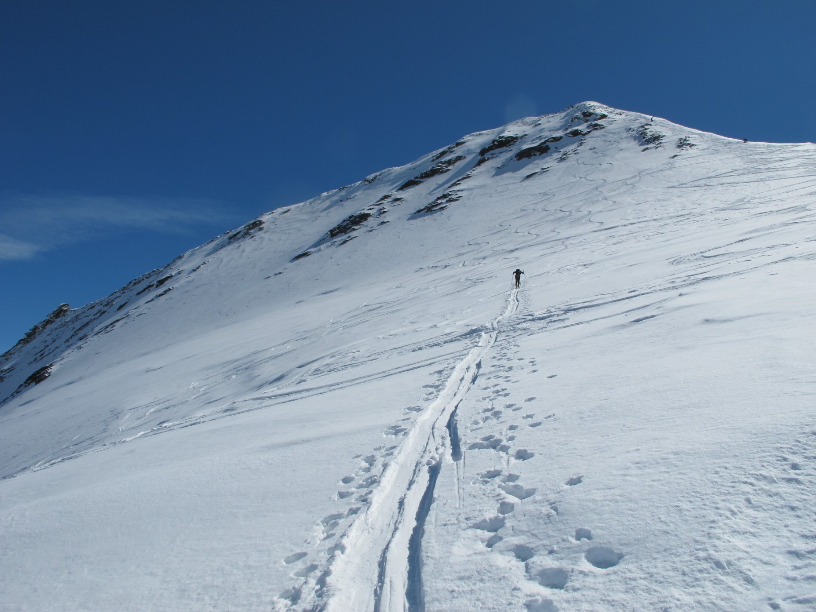 Mont Pourri - Le faux plat avant l'épaule