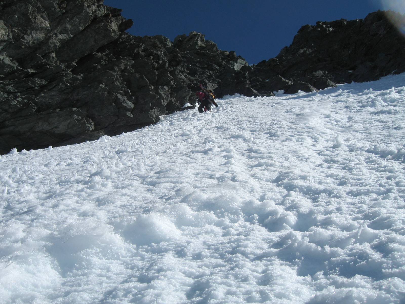 Mont Pourri - La pente sous le col des Roches