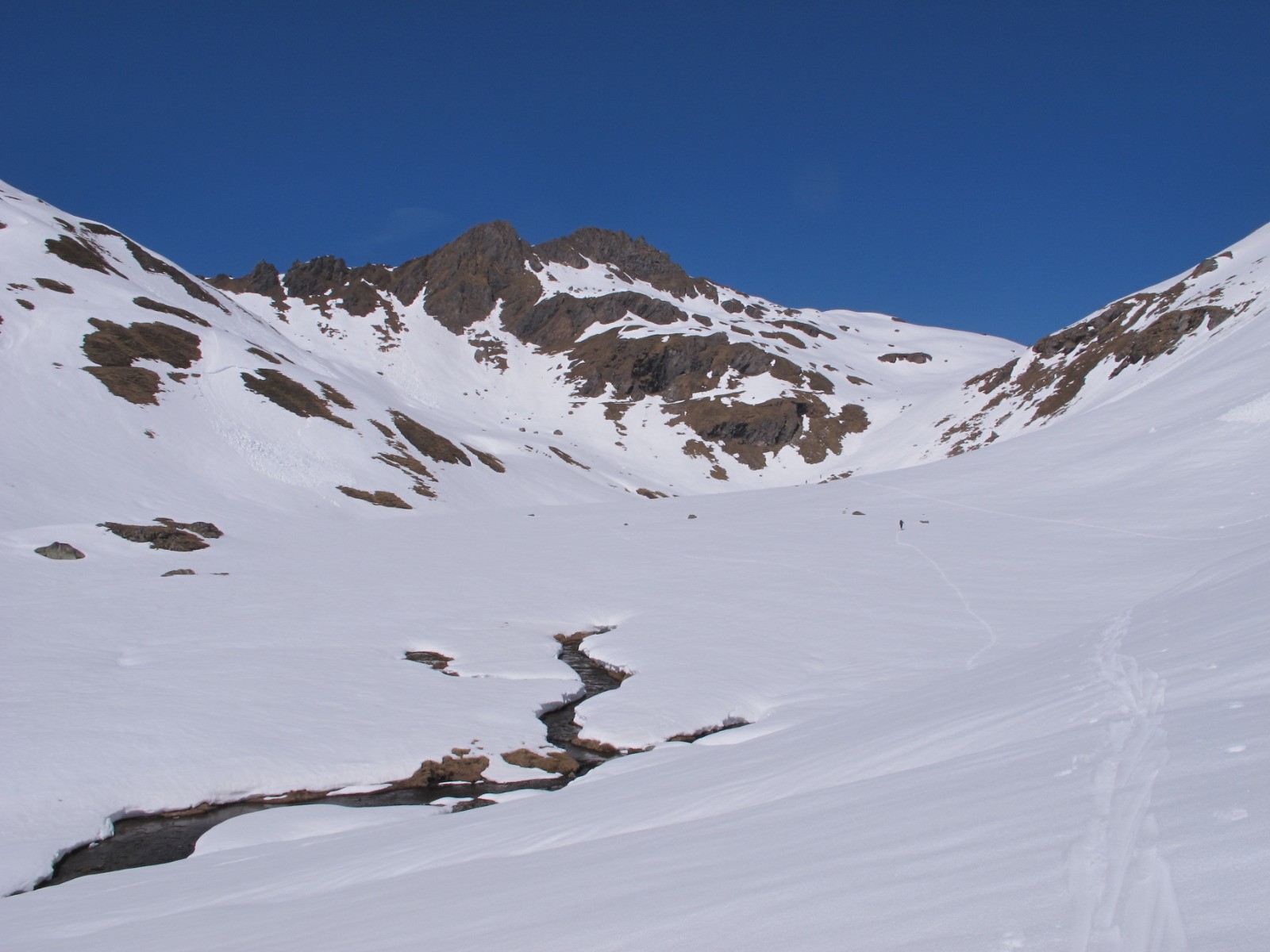 Mont Pourri - Remontée au Lac des Moutons bien chaude !