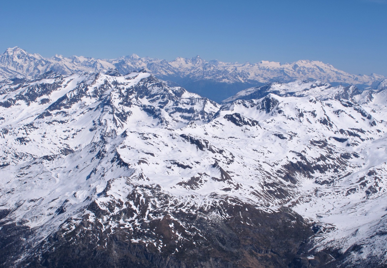 Mont Pourri - Du Mont Rose au Grand Combin