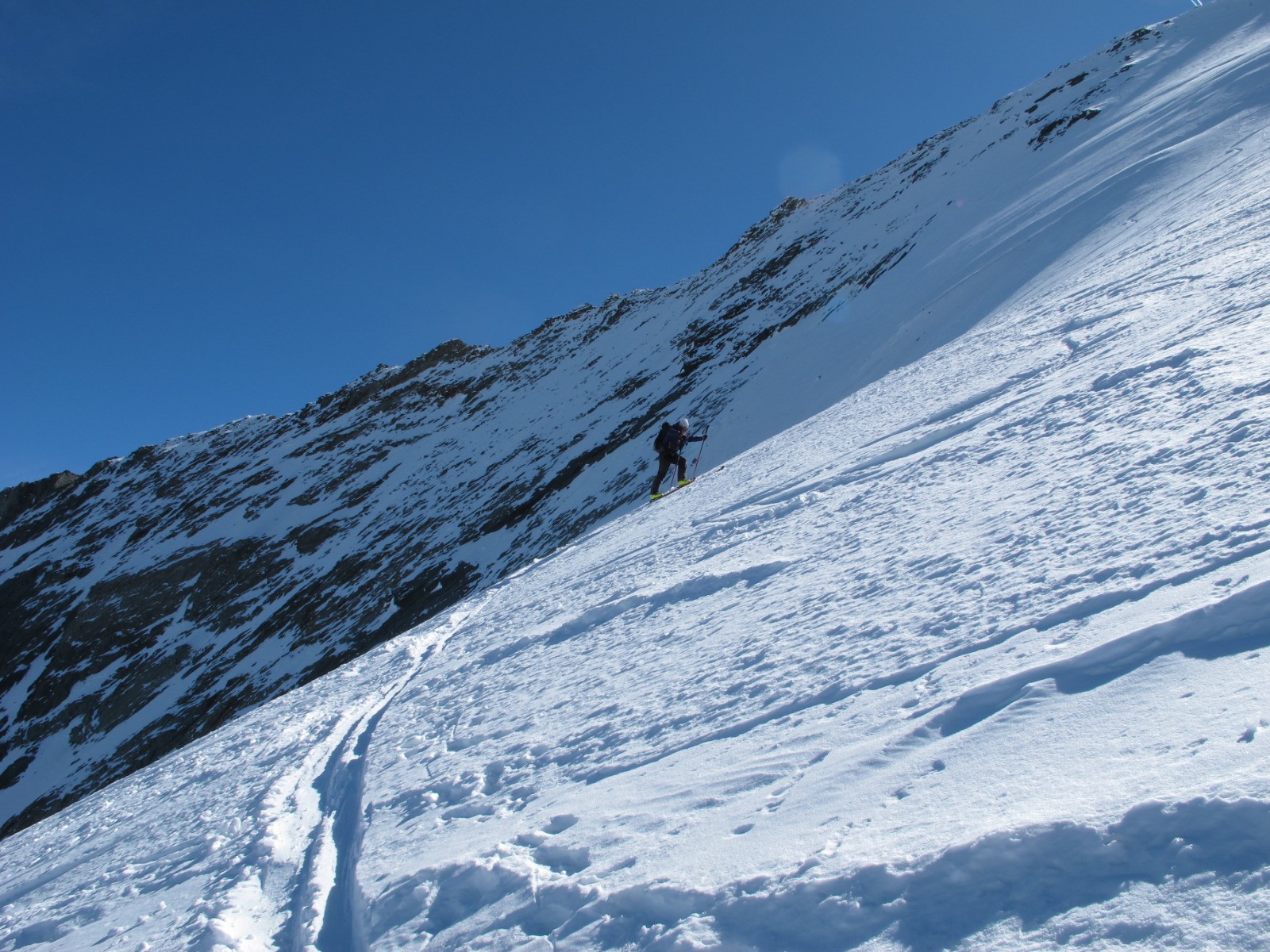 Mont Pourri - Dom en plein effort !