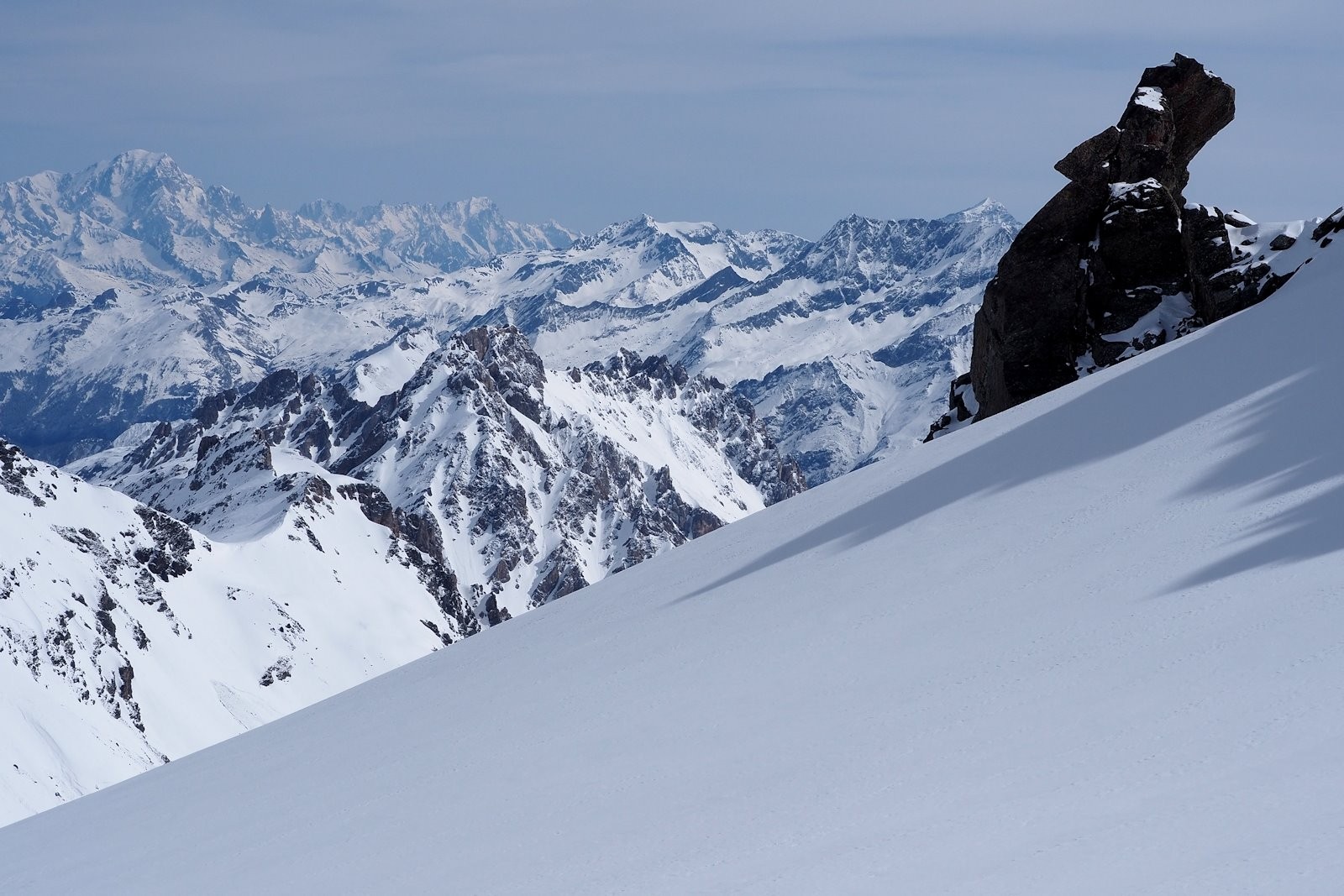 Quelques sommets du Mont Blanc et de Vanoise.