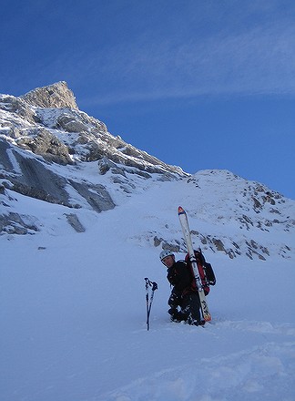#2 A la sortie du couloir : Bonne quantité de neige A la sortie du couloir : Bonne quantité de neige