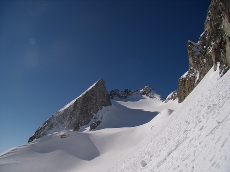 Grand Pic de la Lauzière : Grand Pic versant "glacier" de Celliers.