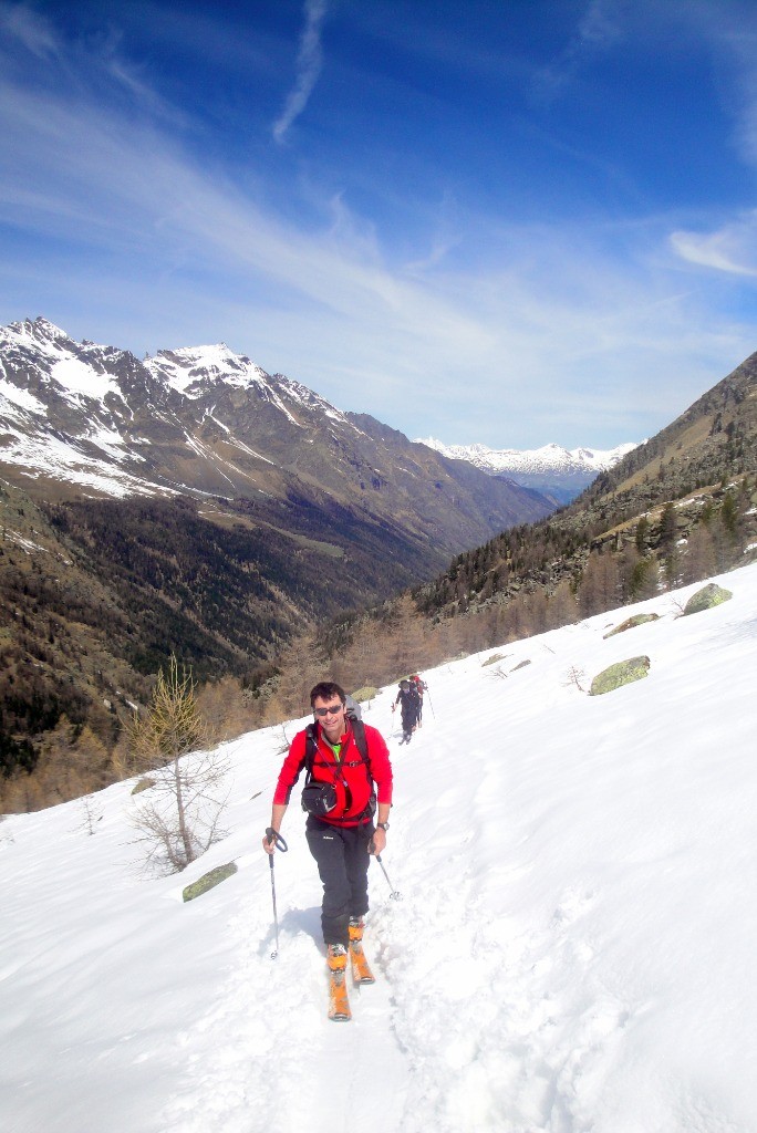 Ski au pied à 2200 et grand soleil, c'est le pied