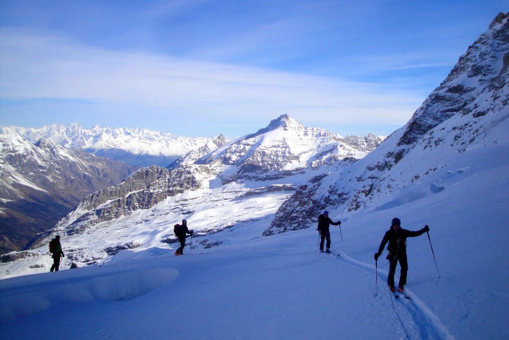 On évite les crevasses...