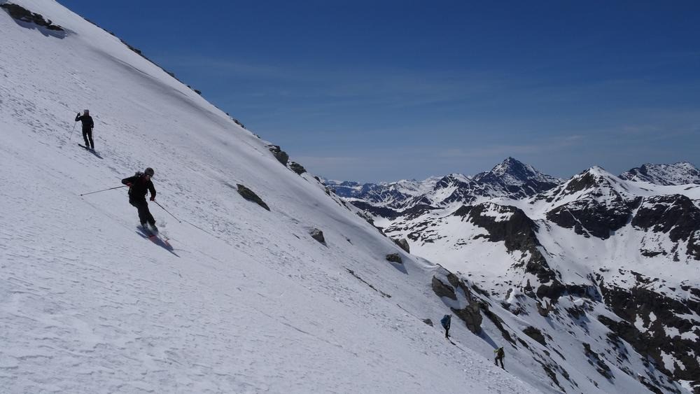 #22 dans la face N sur fond de Scolette dans la face N sur fond de Scolette