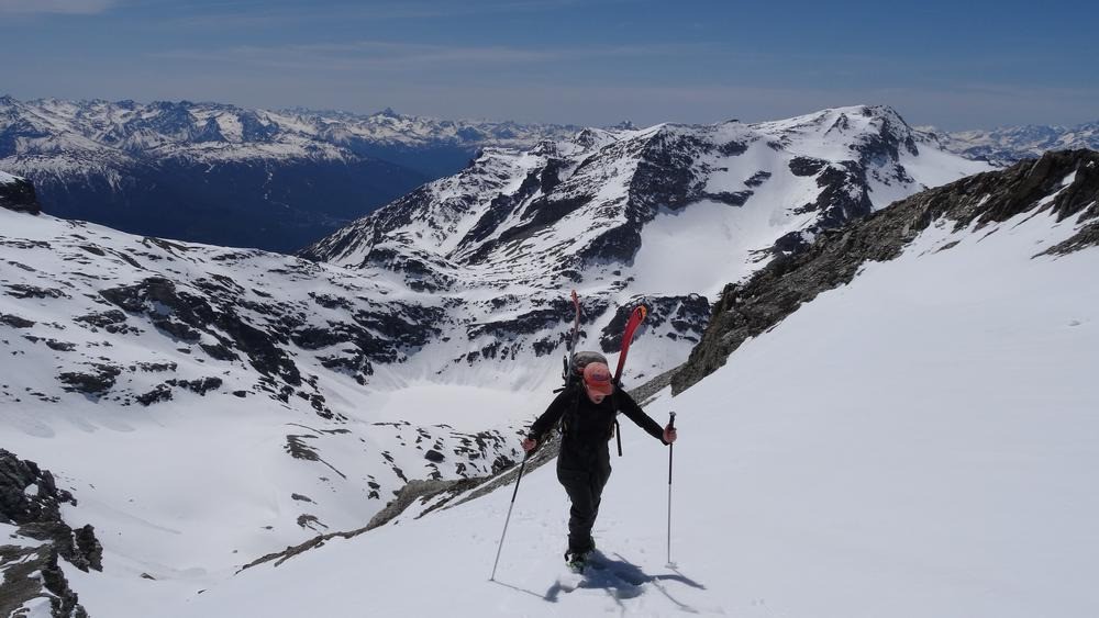 #16 Pointe Sommeiller derrière Christophe, punaise que c Pointe Sommeiller derrière Christophe, punaise que c'est loin...