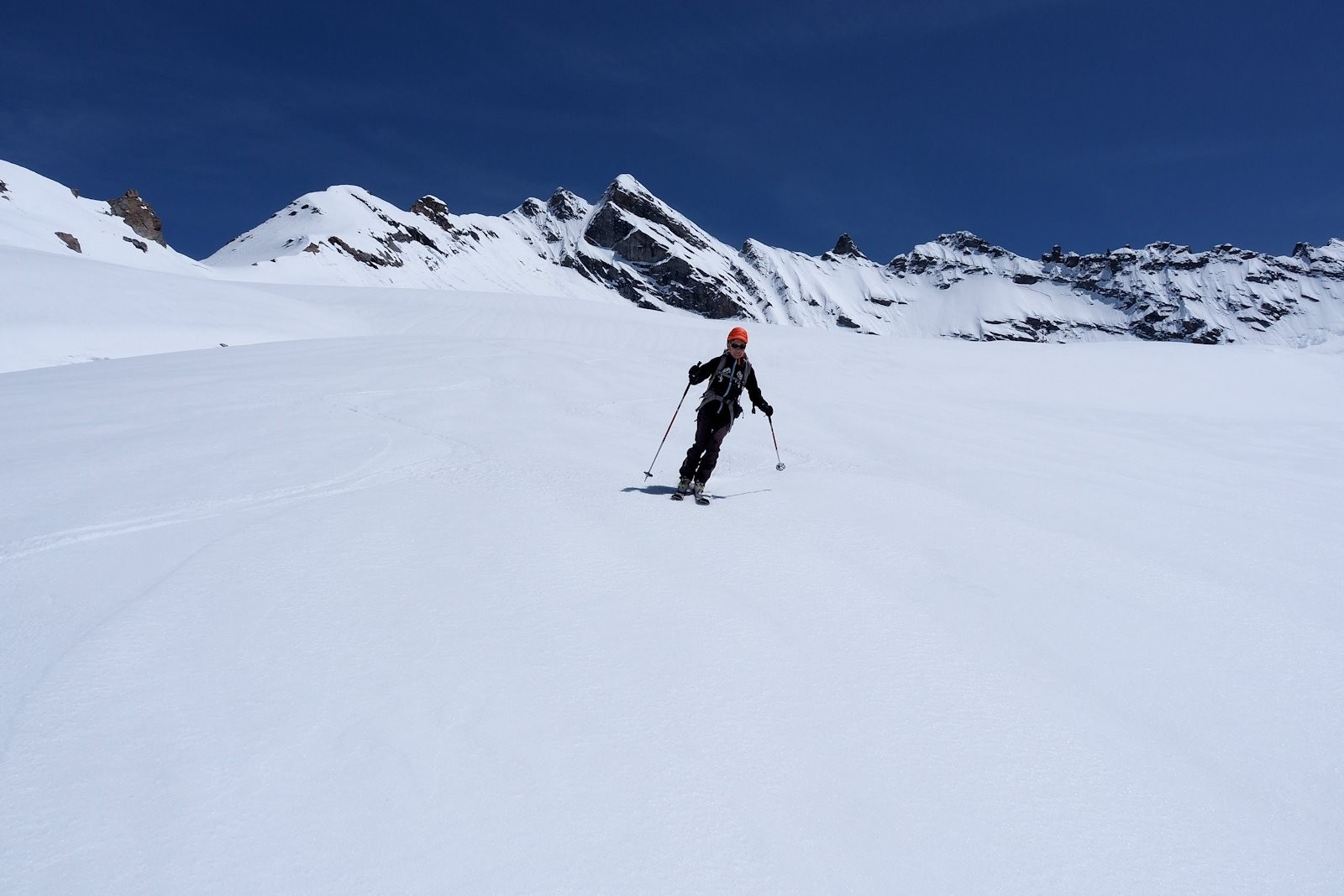 #27 Moquette en début d Moquette en début d'après midi sur le Glacier du Mulinet.