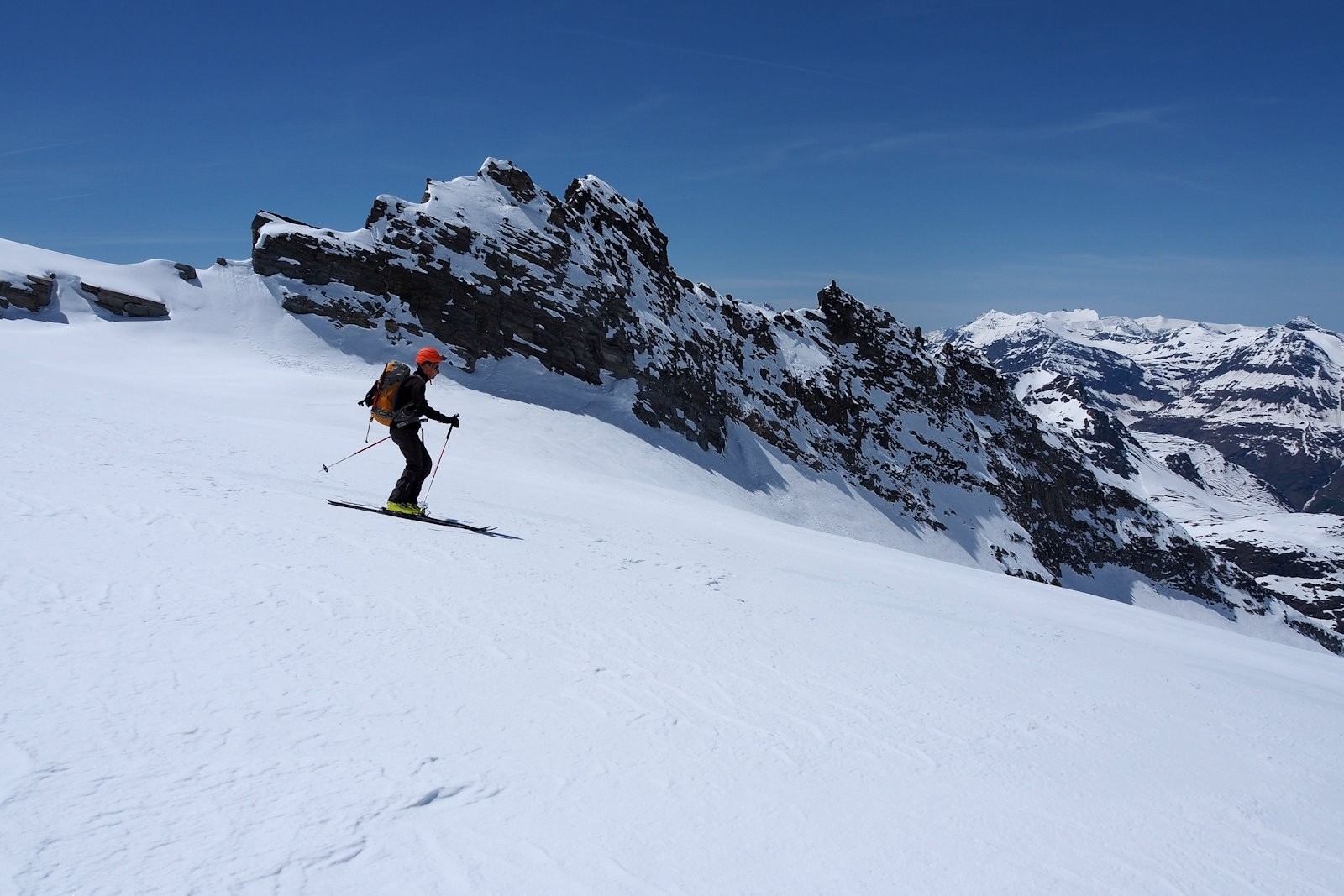 Et c'est parti pour une superbe descente.