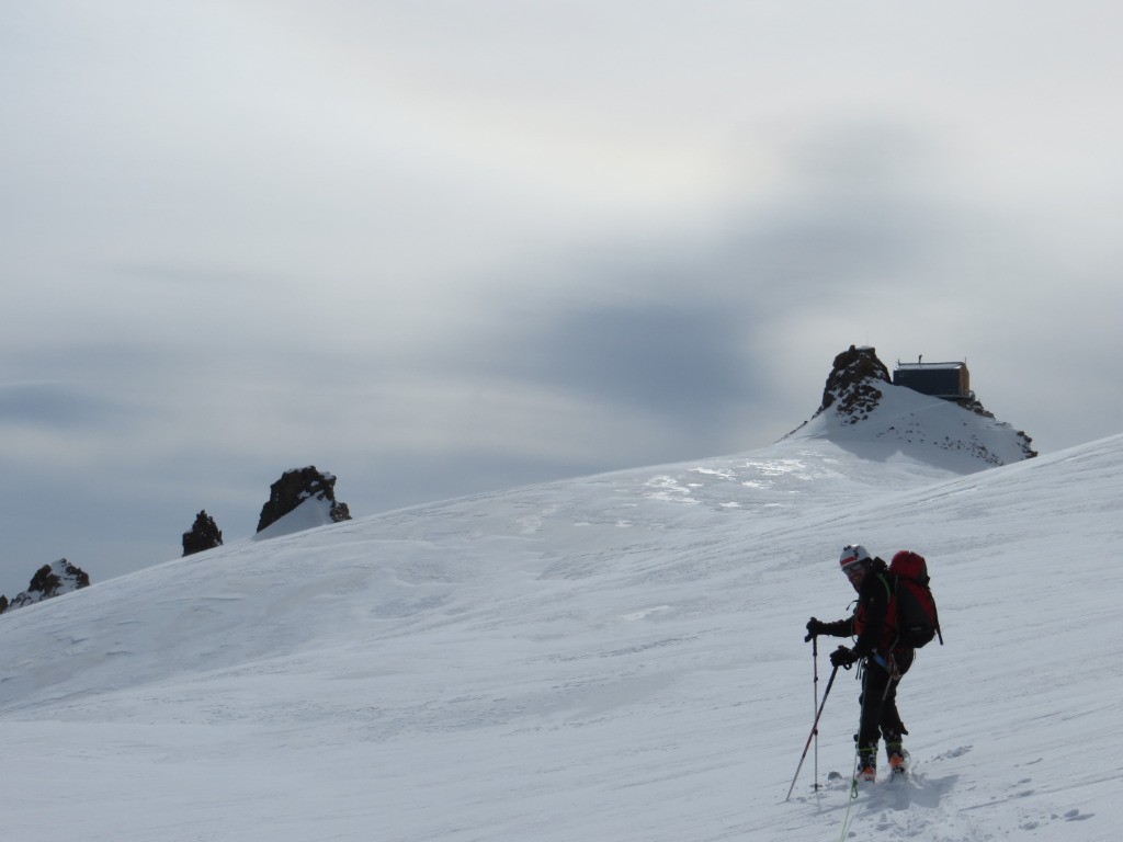 arrivée au refuge de l'aigle