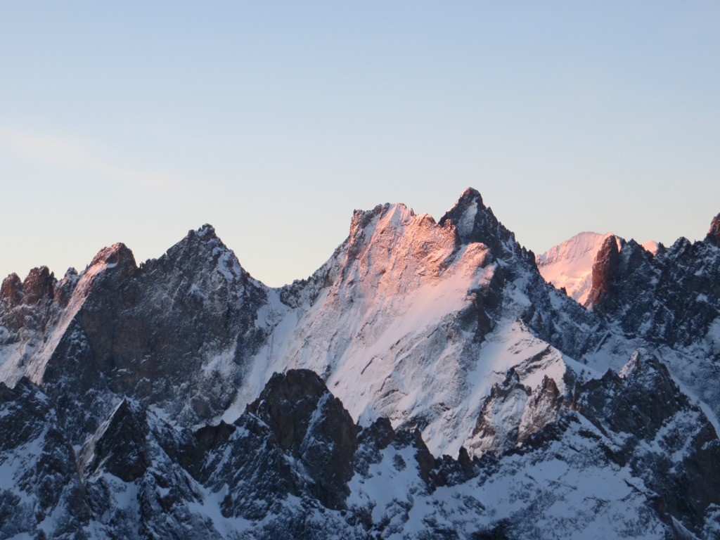 levé du soleil depuis la breche