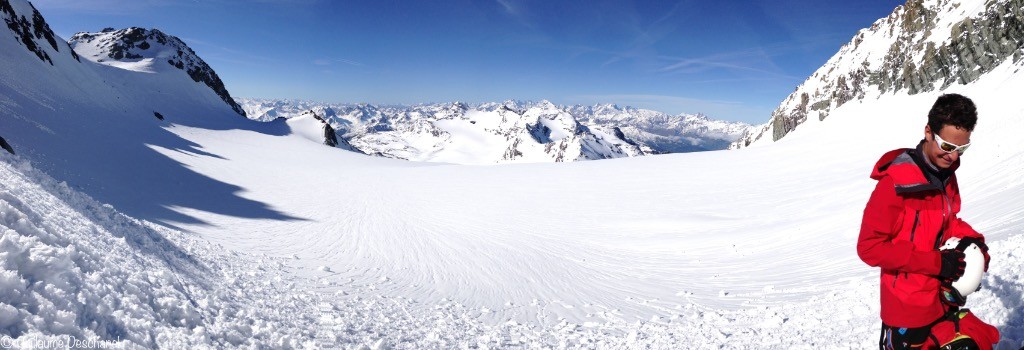 Sur le glacier de Chavière