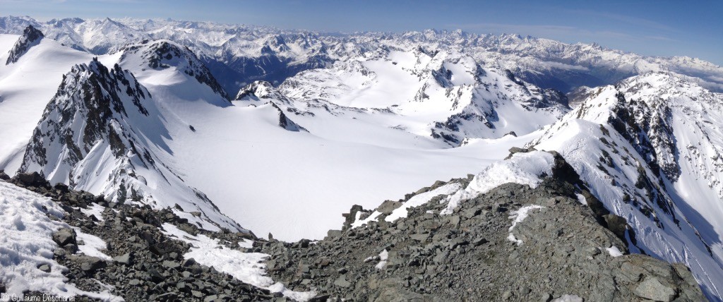 Panoramique depuis le sommet