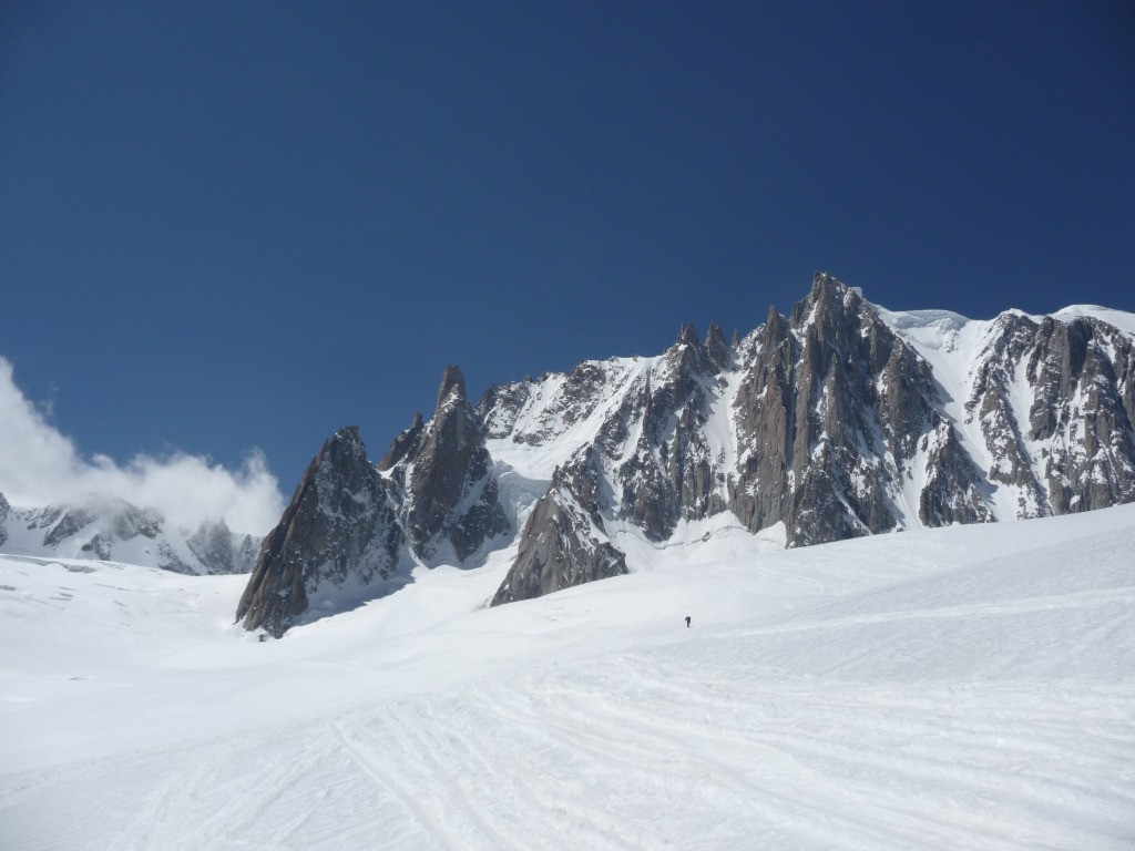 Des traces aussi dans le couloir est du col du Diable!