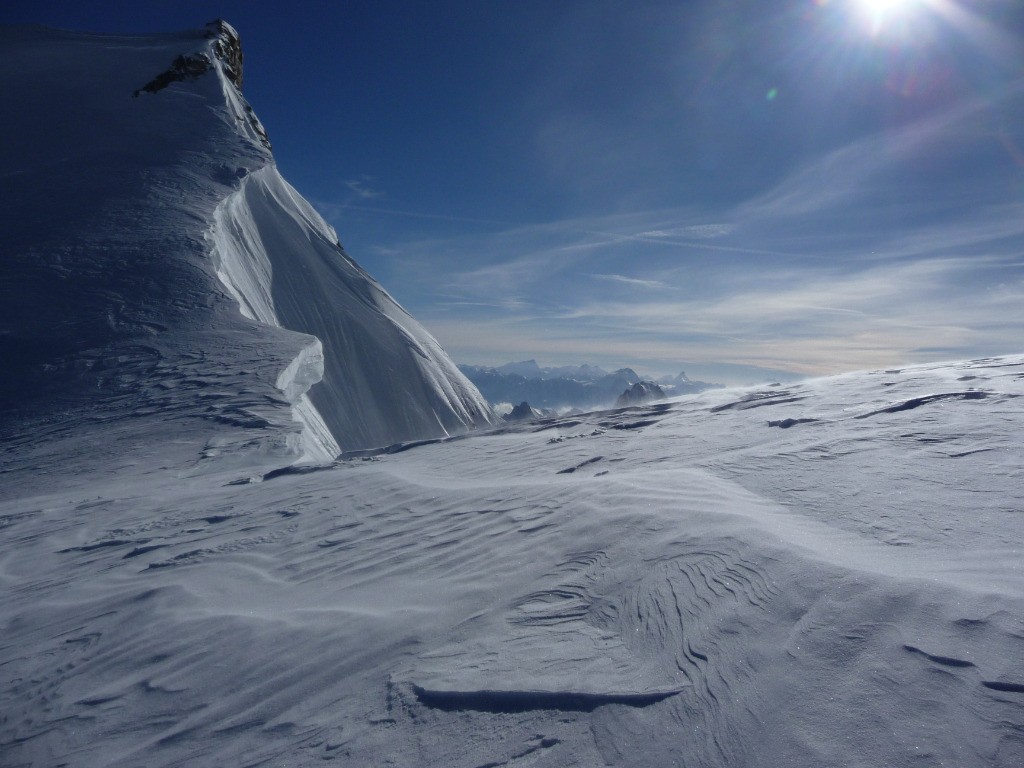 Au col de la Brenva