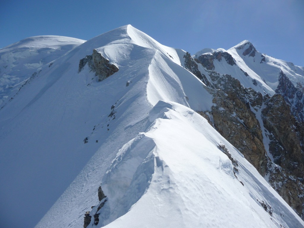 Arête vers le Dome du Goûter