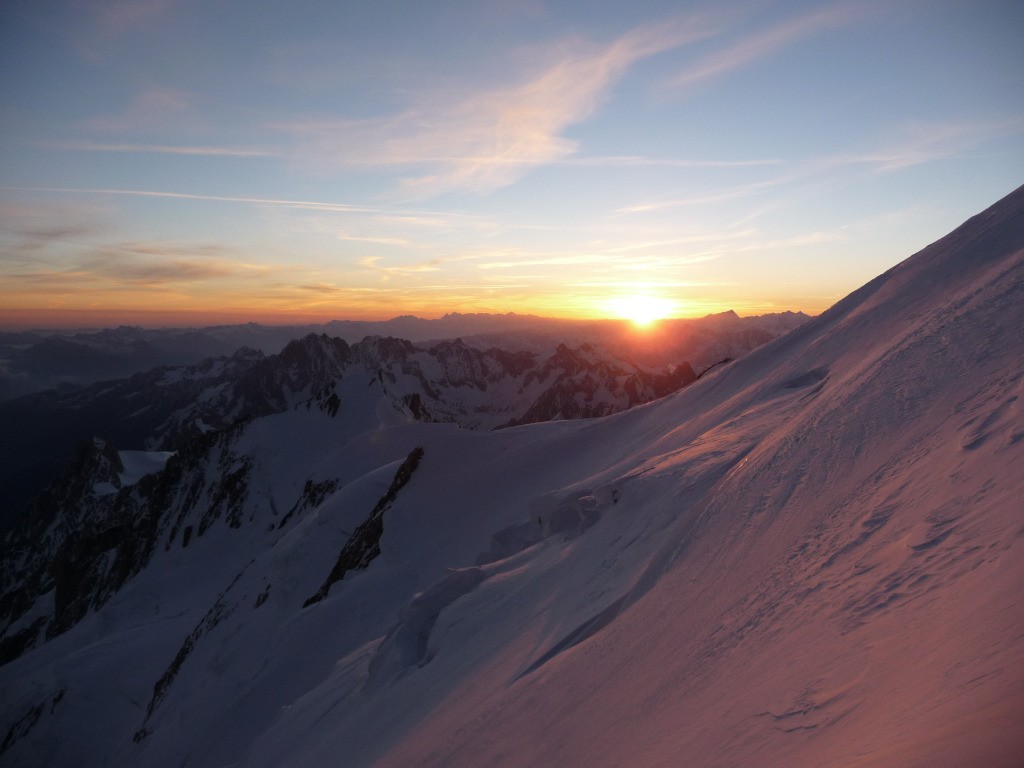 Lever de soleil à 4600m