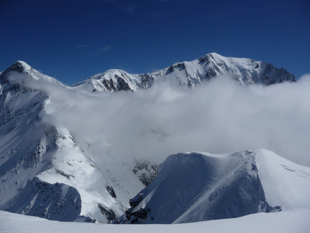 Le Mont Blanc en arrière plan