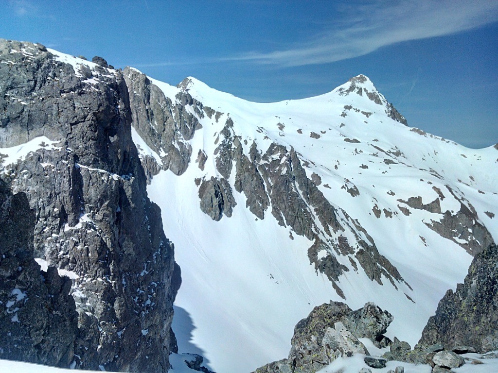 #9 Vue sur le rocher blanc de la brèche Vue sur le rocher blanc de la brèche