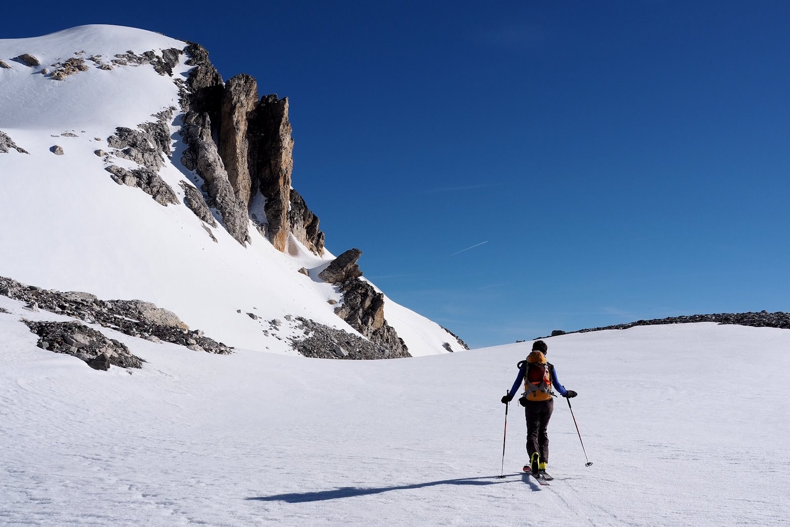 Point 2943 m avant de basculer dans le vallon de Chavière.