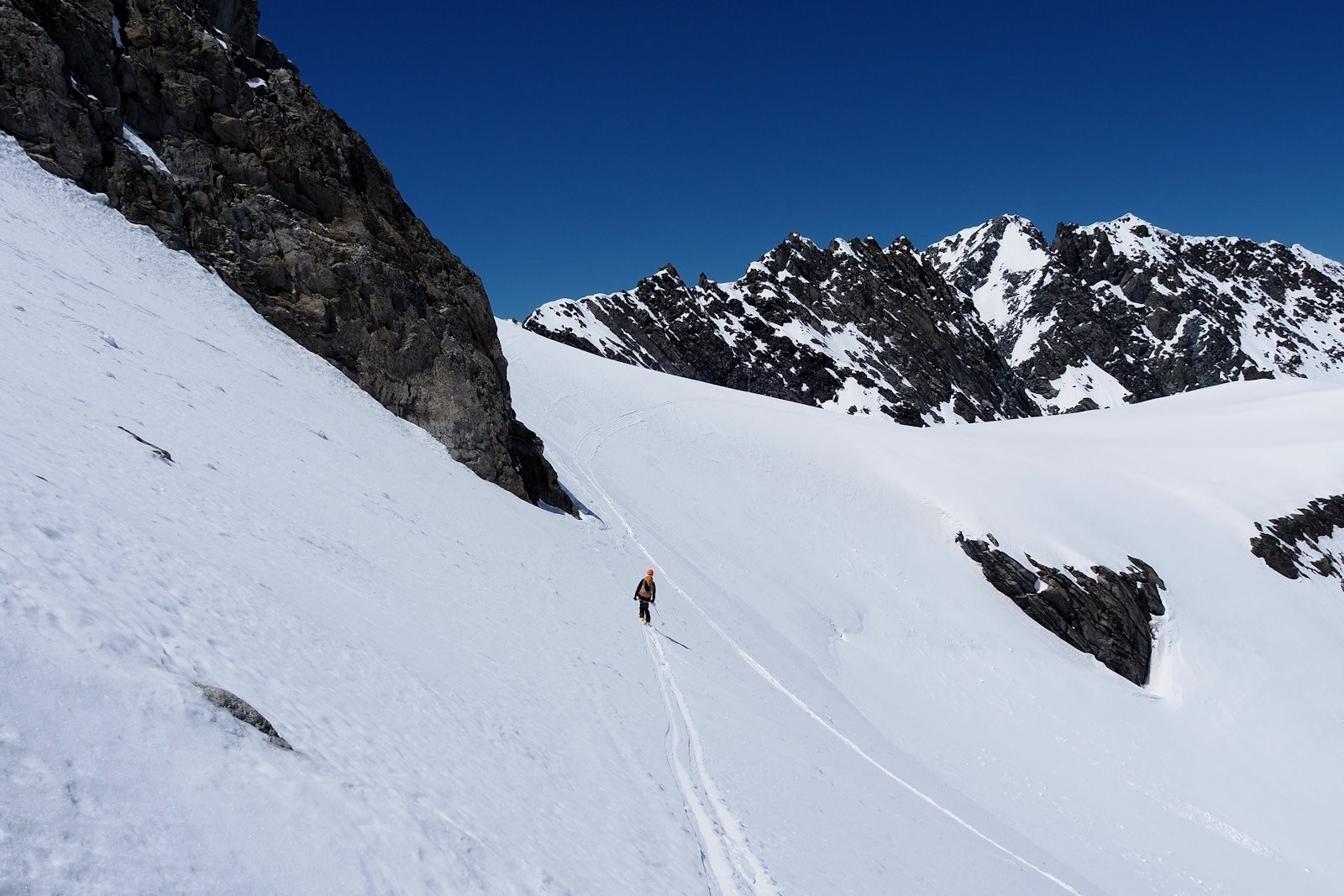 Traversée sous l'Aiguille.